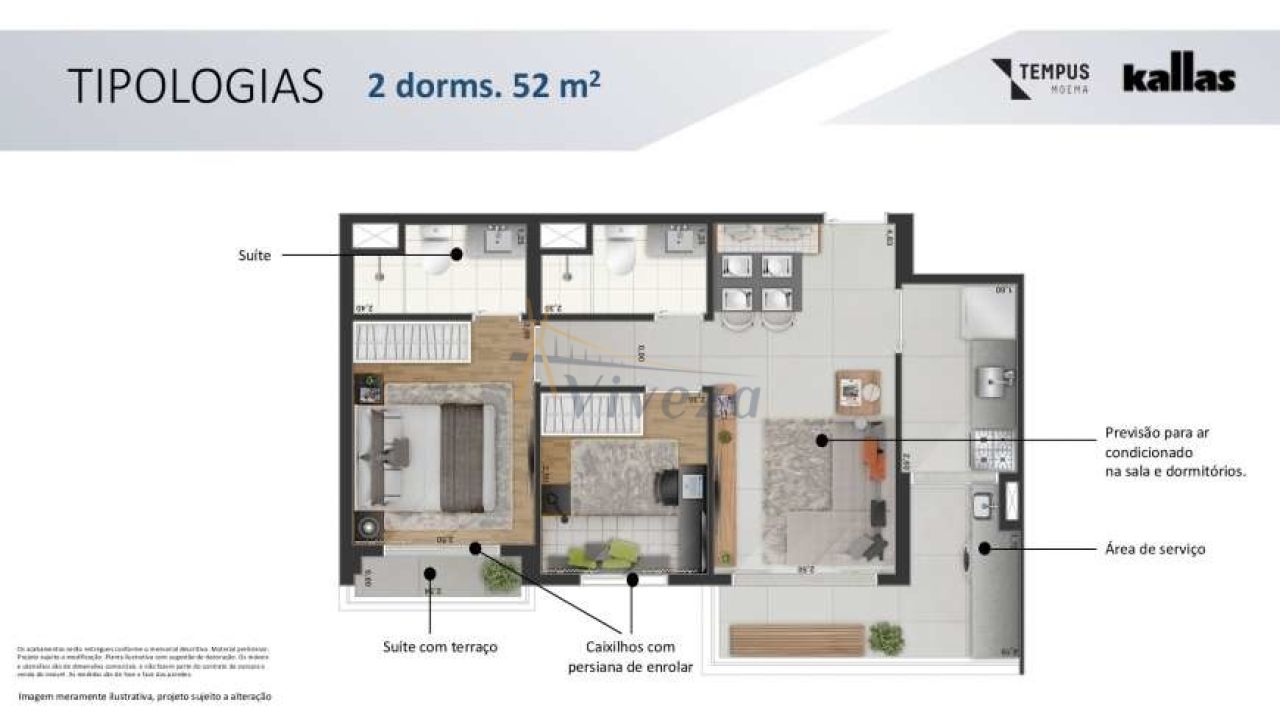 Apartamento, 2 quartos, 52 m² - Foto 23