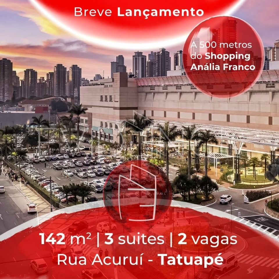 Living Cyrela - Acuruí (Anália Franco) no bairro Vila Formosa em São Paulo